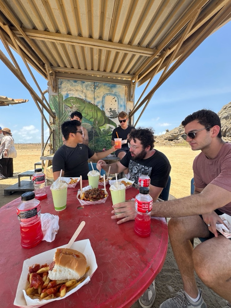 beach shack lunch