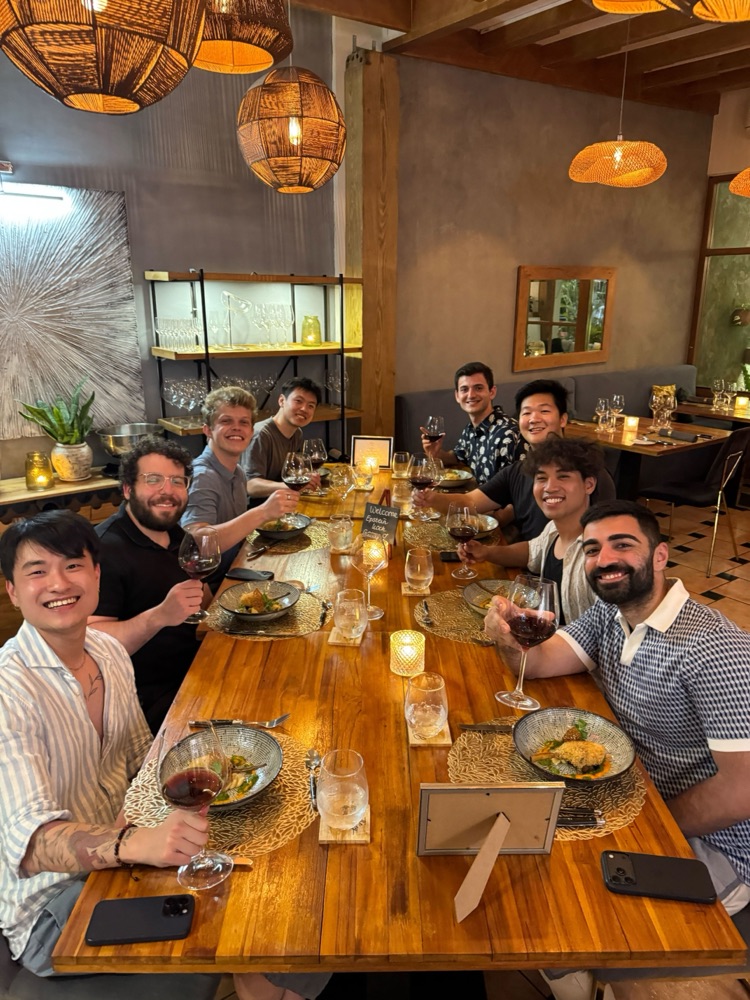 five-course pre-fixe dinner